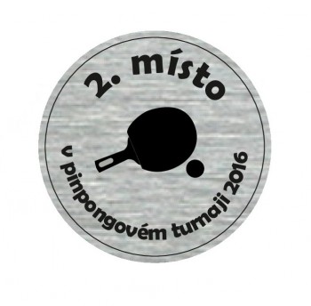 Kokardy.cz ® Laserový emblém 25 mm stříbro