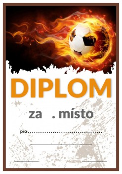 Kokardy.cz ® Diplom fotbal D04