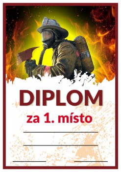 Kokardy.cz ® Diplom hasiči D15