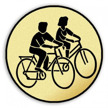 Kokardy.cz ® Emblém tištěný Cyklistika 60 mm