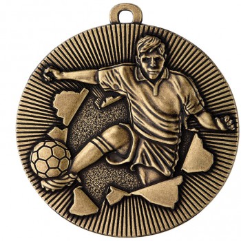 Kokardy.cz ® Medaile MD51 fotbal zlato