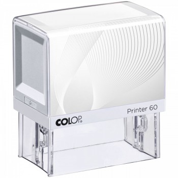 COLOP ® Razítko Colop Printer 60 bílé - bezbarvý polštářek / nenapuštěný barvou /