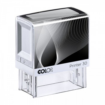 COLOP ® Razítko Colop printer 30 černo/bílé - modrý polštářek