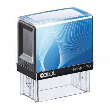 COLOP ® Razítko Colop Printer 30 modré - bezbarvý polštářek / nenapuštěný barvou /
