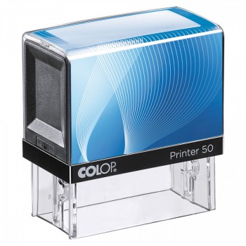 COLOP ® Razítko Colop Printer 50 modré - černý polštářek