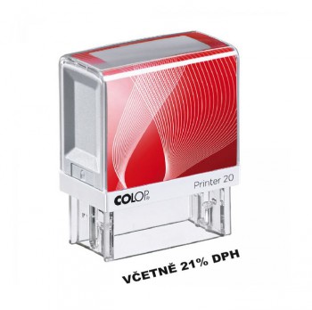 COLOP ® Razítko COLOP Printer 20/VČETNĚ 21% DPH - černý polštářek