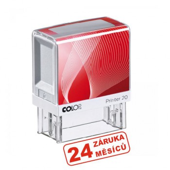 COLOP ® Razítko Colop Printer 20/záruka 24 měsíců - červený polštářek