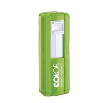 COLOP ® Razítko Colop Pocket Stamp Plus 20 green - červený polštářek
