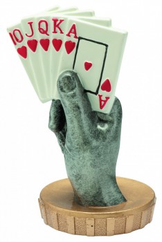 Kokardy.cz ® Soška FX18 pokerové karty