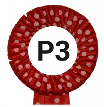 Kokardy.cz ® Barva kokardy P3 červená