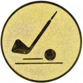 Kokardy.cz ® Emblém florbal zlato 25 mm