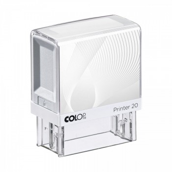 COLOP ® Razítko Colop Printer 20 bílé se štočkem - bezbarvý polštářek / nenapuštěný barvou /