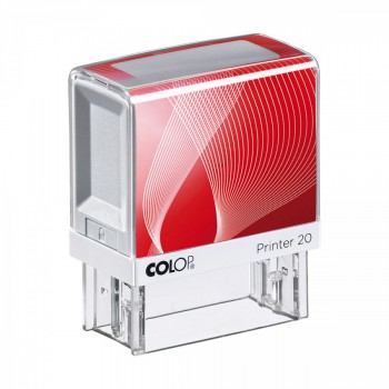 COLOP ® Razítko Colop Printer 20 červeno/bílé - červený polštářek