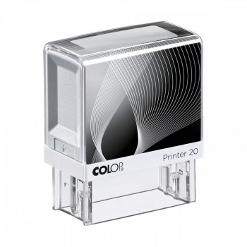 COLOP ® Razítko Colop Printer 20 černo/bílé - bezbarvý polštářek / nenapuštěný barvou /