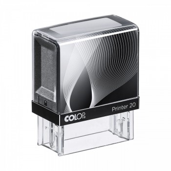 COLOP ® Razítko Colop Printer 20 černo/černé - červený polštářek