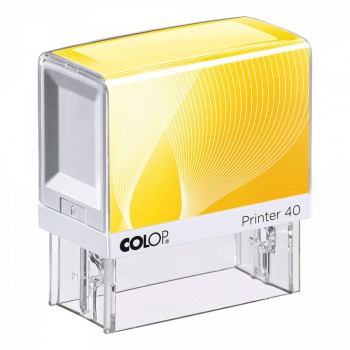 COLOP ® Razítko Colop Printer 40 žluté - fialový polštářek
