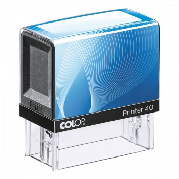 COLOP ® Razítko Colop Printer 40 modré se štočkem - modrý polštářek