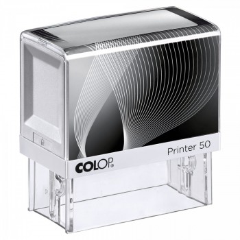 COLOP ® Razítko Colop Printer 50 černo/bílé - červený polštářek