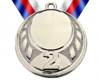 Kokardy.cz ® Medaile MD43 stříbro s trikolórou