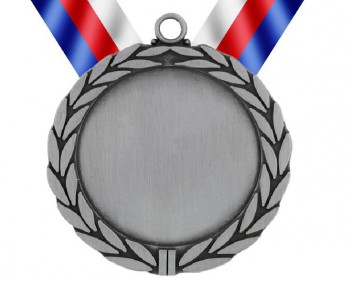 Kokardy.cz ® Medaile MD80 stříbro s trikolórou