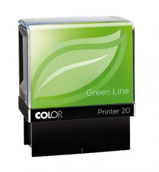 COLOP ® Razítko Printer 20 Green Line - zelený polštářek