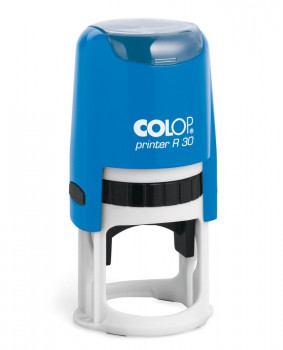 COLOP ® Razítko COLOP Printer R30/modrá komplet - bezbarvý polštářek / nenapuštěný barvou /