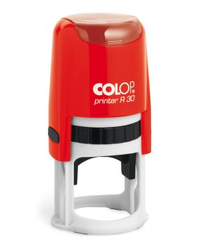 COLOP ® Razítko COLOP Printer R30/červená - bezbarvý polštářek / nenapuštěný barvou /