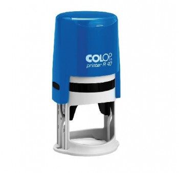 COLOP ® Razítko COLOP Printer R40/modrá - bezbarvý polštářek / nenapuštěný barvou /