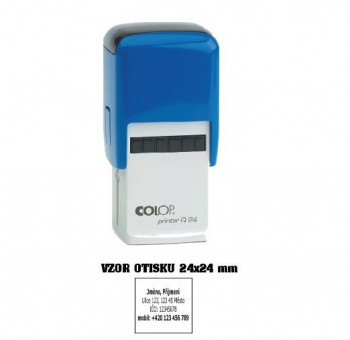 COLOP ® Colop Printer Q 24/modrá se štočkem - červený polštářek