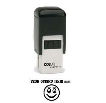 COLOP ® Colop Printer Q 12/černá se štočkem - červený polštářek