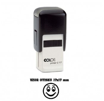 COLOP ® Colop Printer Q 17/černá se štočkem - zelený polštářek