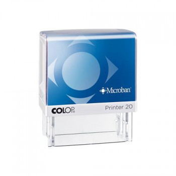 COLOP ® Razítko Colop Printer 20 MICROBAN se štočkem - modrý polštářek