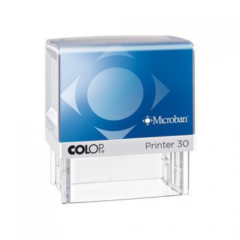 COLOP ® Razítko Colop Printer 30 MICROBAN se štočkem - černý polštářek