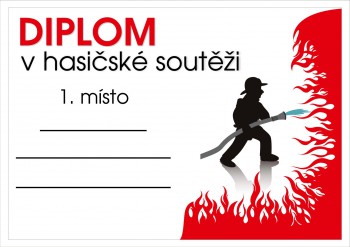 Kokardy.cz ® Diplom hasiči D40
