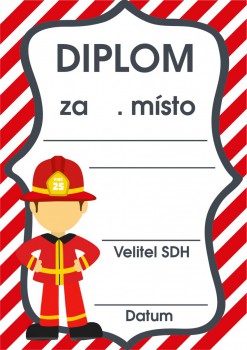 Kokardy.cz ® Diplom hasiči D41