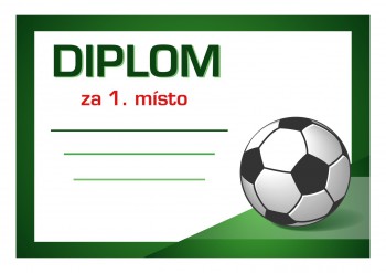 Kokardy.cz ® Diplom fotbal D43