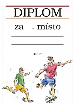 Kokardy.cz ® Diplom fotbal D45