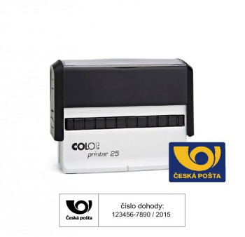 COLOP ® Poštovní razítko Colop Printer 25 - černý polštářek