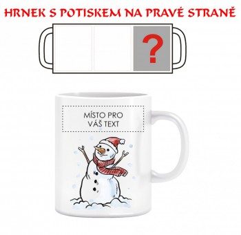 Kokardy.cz ® Hrnek s vánočním motivem 05 z pravé strany
