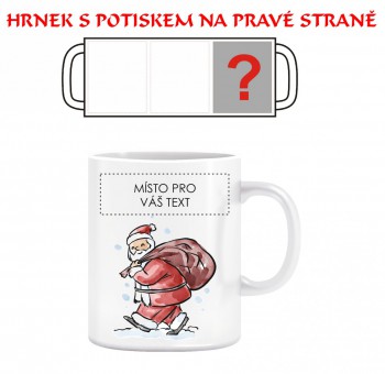 Kokardy.cz ® Hrnek s vánočním motivem 06 z pravé strany
