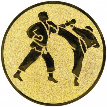 Kokardy.cz ® Emblém karate zlato 25 mm