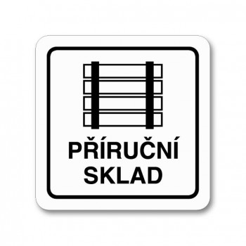 Kokardy.cz ® Piktogram příruční sklad samolepka