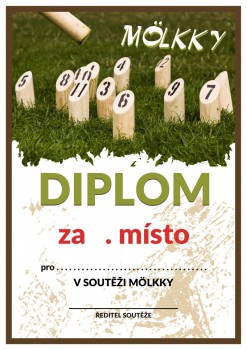 Kokardy.cz ® Diplom mölkky D51