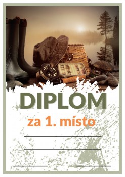 Kokardy.cz ® Diplom rybaření D59
