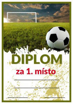 Kokardy.cz ® Diplom fotbal D64