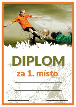 Kokardy.cz ® Diplom fotbal D65
