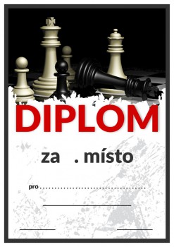 Kokardy.cz ® Diplom šachy D68