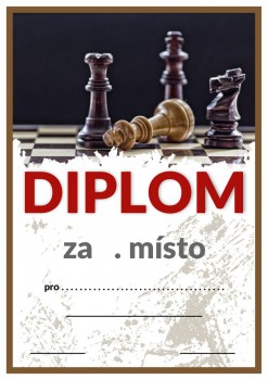 Kokardy.cz ® Diplom šachy D75