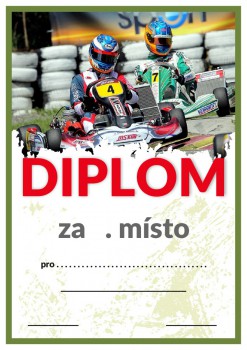 Kokardy.cz ® Diplom motokáry D67