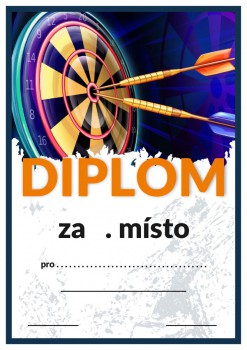 Kokardy.cz ® Diplom šipky D71